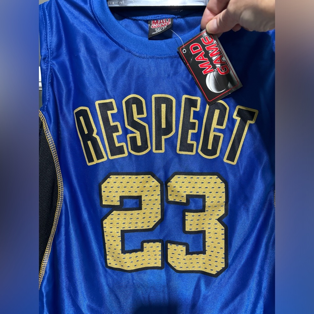 Youth Jersey size 12/14 , RESPECT 23, boys , new